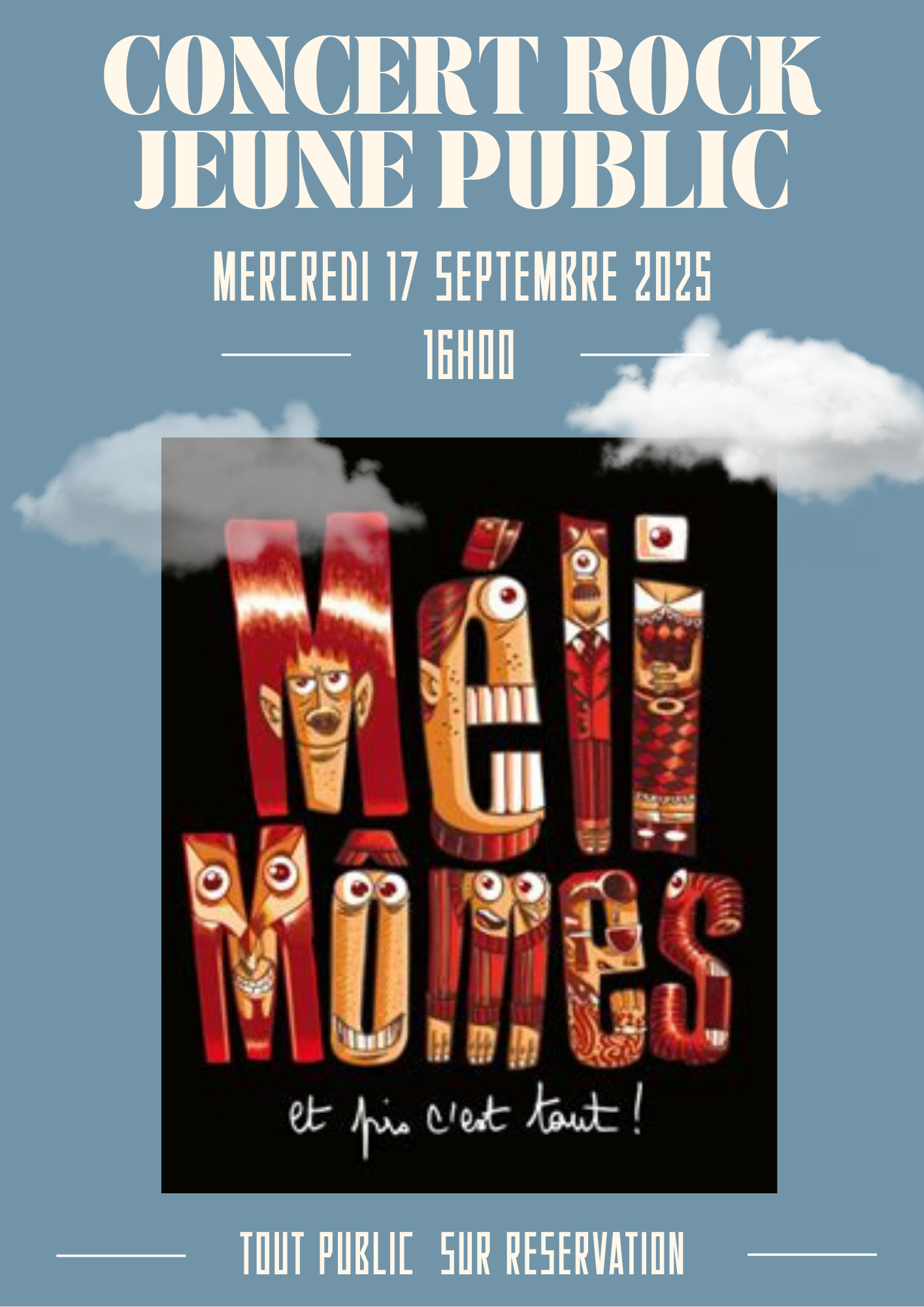 Concert jeunesse rock avec le groupe Méli Mômes | 